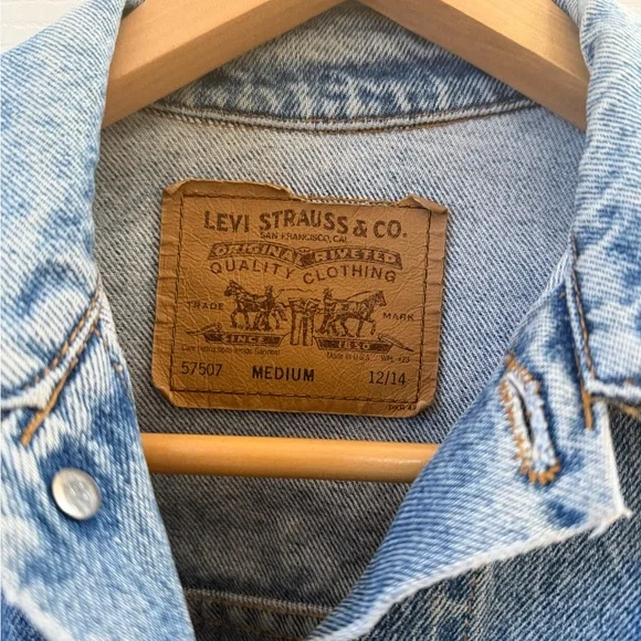 Levi's Blue Denim Jacket - Picture 3 of 4
